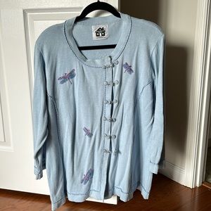 Baby blue storybook knits sweater